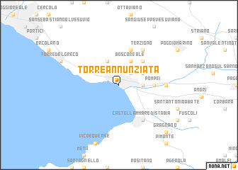 map of Torre Annunziata