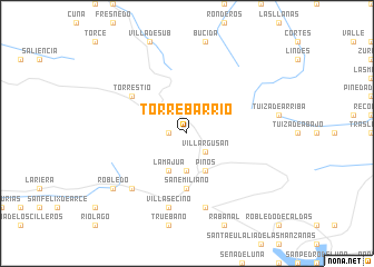 map of Torrebarrio