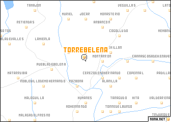 map of Torrebeleña