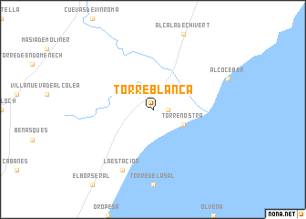 map of Torreblanca