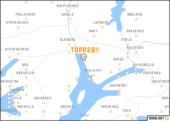 map of Torreby