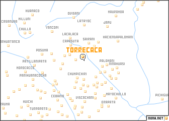 map of Torrecaca