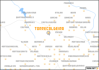 map of Torre Caldeira