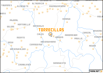 map of Torrecillas