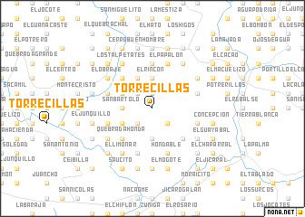 map of Torrecillas