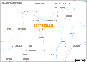 map of Torrecilla