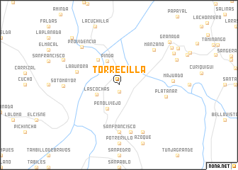 map of Torrecilla