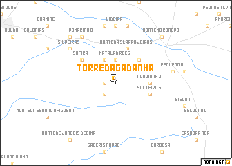 map of Torre da Gadanha