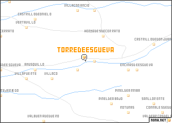 map of Torre de Esgueva