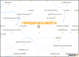 map of Torre de Fuencubierta