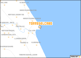 map of Torre del Cabo