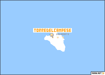 map of Torre del Campese