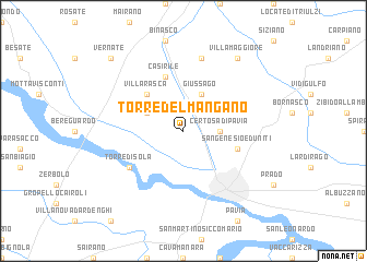 map of Torre del Mangano
