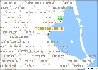 map of Torre del Rame