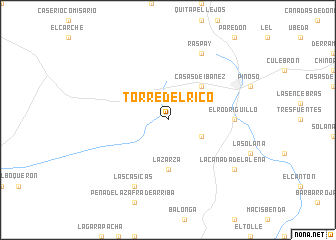 map of Torre del Rico