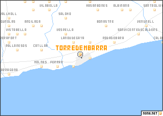 map of Torredembarra