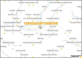 map of Torre de Santa Marina