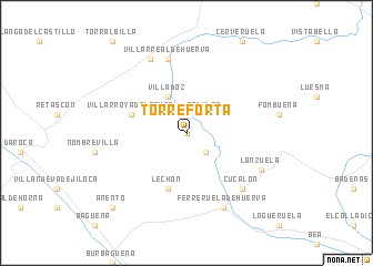 map of Torreforta