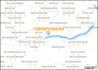 map of Torre Fundeira