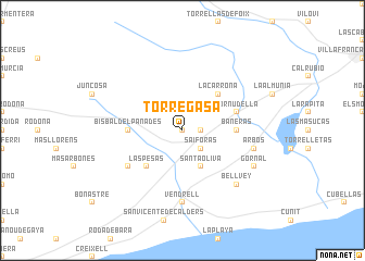 map of Torregasa