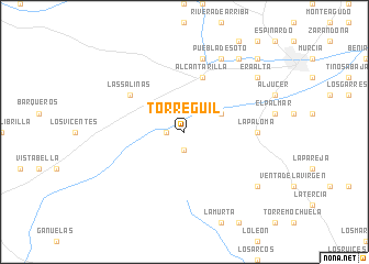 map of Torre-Guil