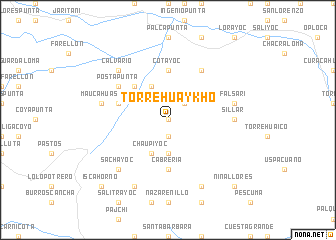 map of Torre Huaykho