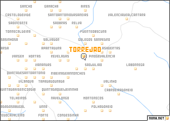 map of Torrejão