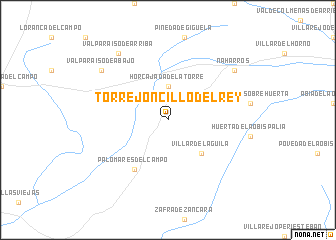 map of Torrejoncillo del Rey