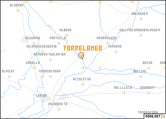 map of Torrelameo