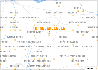 map of Torre le Nocelle