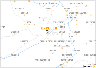 map of Torrella