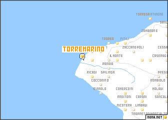 map of Torre Marino