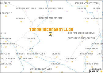 map of Torremocha de Ayllón