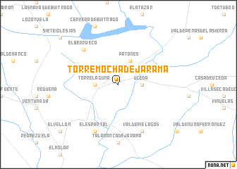 map of Torremocha de Jarama