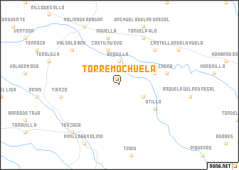 map of Torremochuela