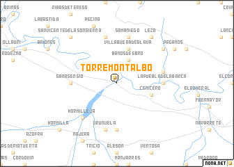 map of Torremontalbo