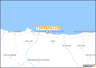 map of Torremuzza