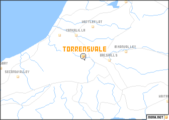 map of Torrens Vale