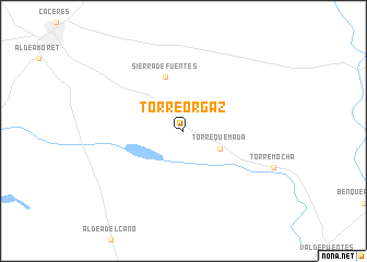 map of Torreorgaz