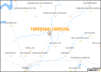 map of Torres del Carrizal