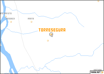 map of Tôrre Segura