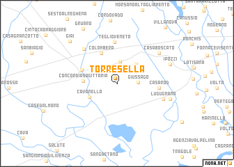 map of Torresella