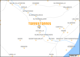 map of Torres-Torres