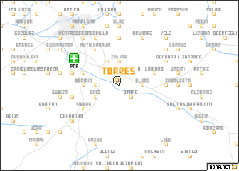 map of Torres