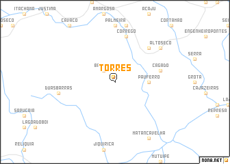 map of Tôrres