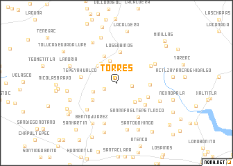 map of Torres