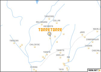 map of Torre Torre