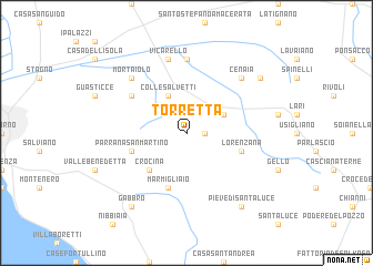 map of Torretta