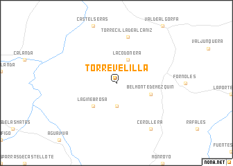 map of Torrevelilla