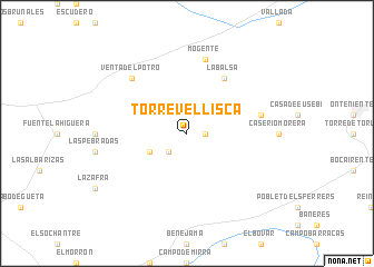 map of Torre Vellisca
